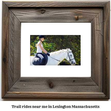 trail rides near me in Lexington, Massachusetts